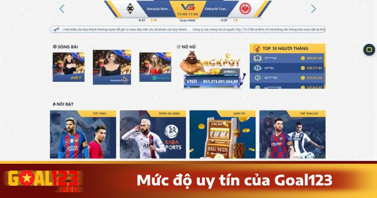 Trang chủ 25 Mức độ tin cậy và uy tín trên thị trường